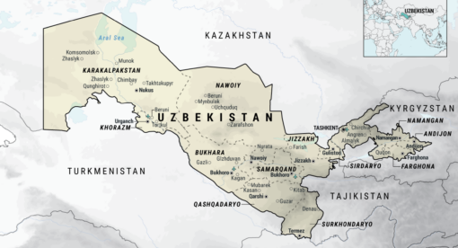 Uzbekistan-Locator